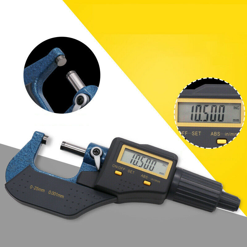 0-25 mm Digital Outside Micrometer 0.001 mm Electronic Micrometers Caliper Gauge