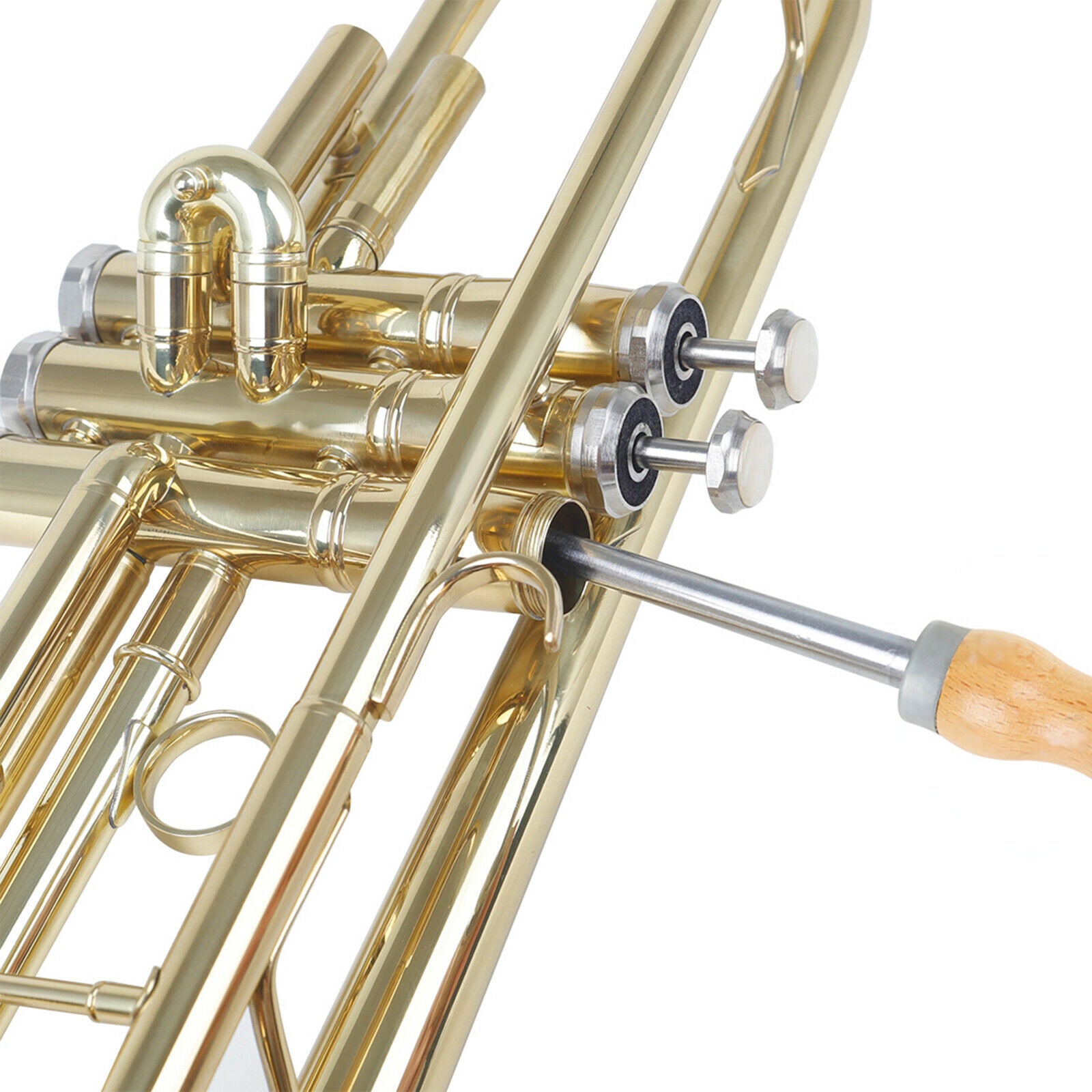 21cm Trumpet Repair Handle with 2 Balls Instruments Instrument Trumpet