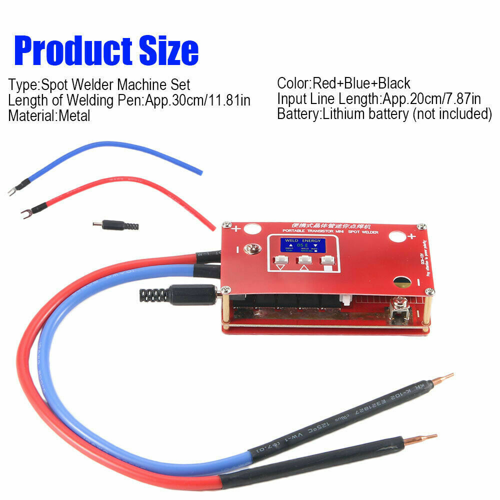 Mini Spot Welder Machine 18650 Battery Welding Power Supply Nickel Sheet DIY