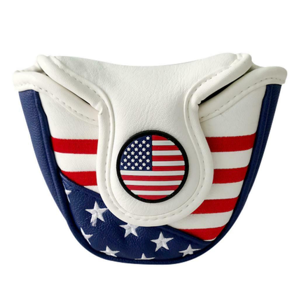 Square Golf Putter Head Covers & Magnetic Closure for Most Brands Blade -