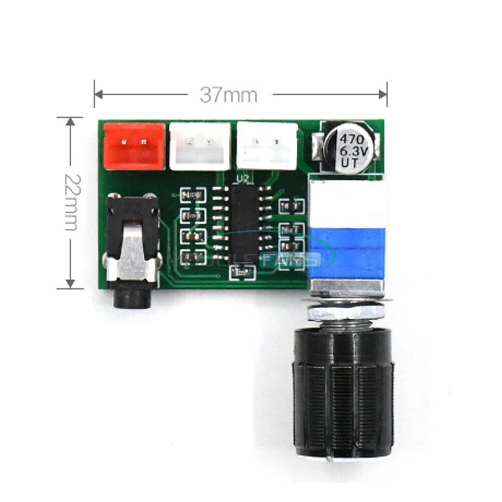 DC 5V Digital Power Amplifier Board PAM8403 w/ Volume Knob 2*3W Output XH-A157