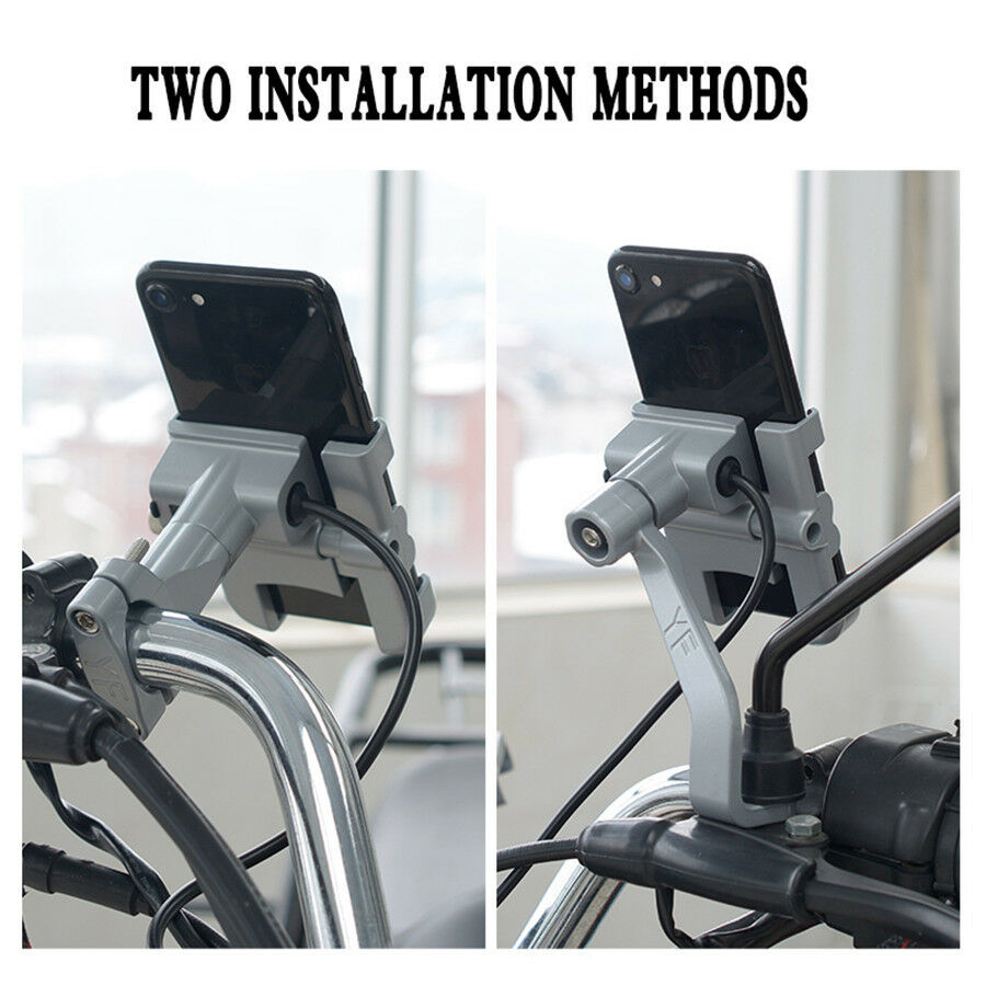 waterproof QC3.0 fast charge multi-function phone holder mirror holder bracket