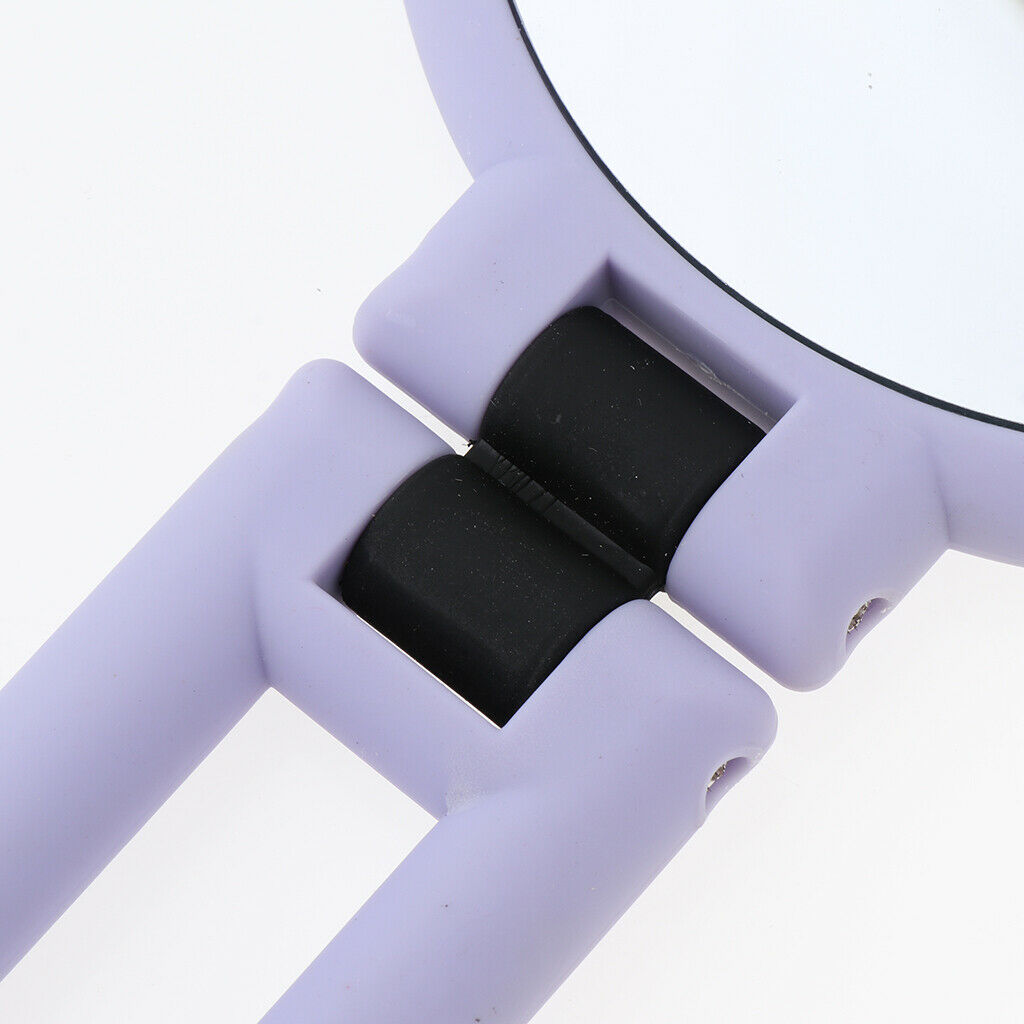 3pcs Two-Sided Folding Handheld Mirrors with 15X Magnification & True Image,