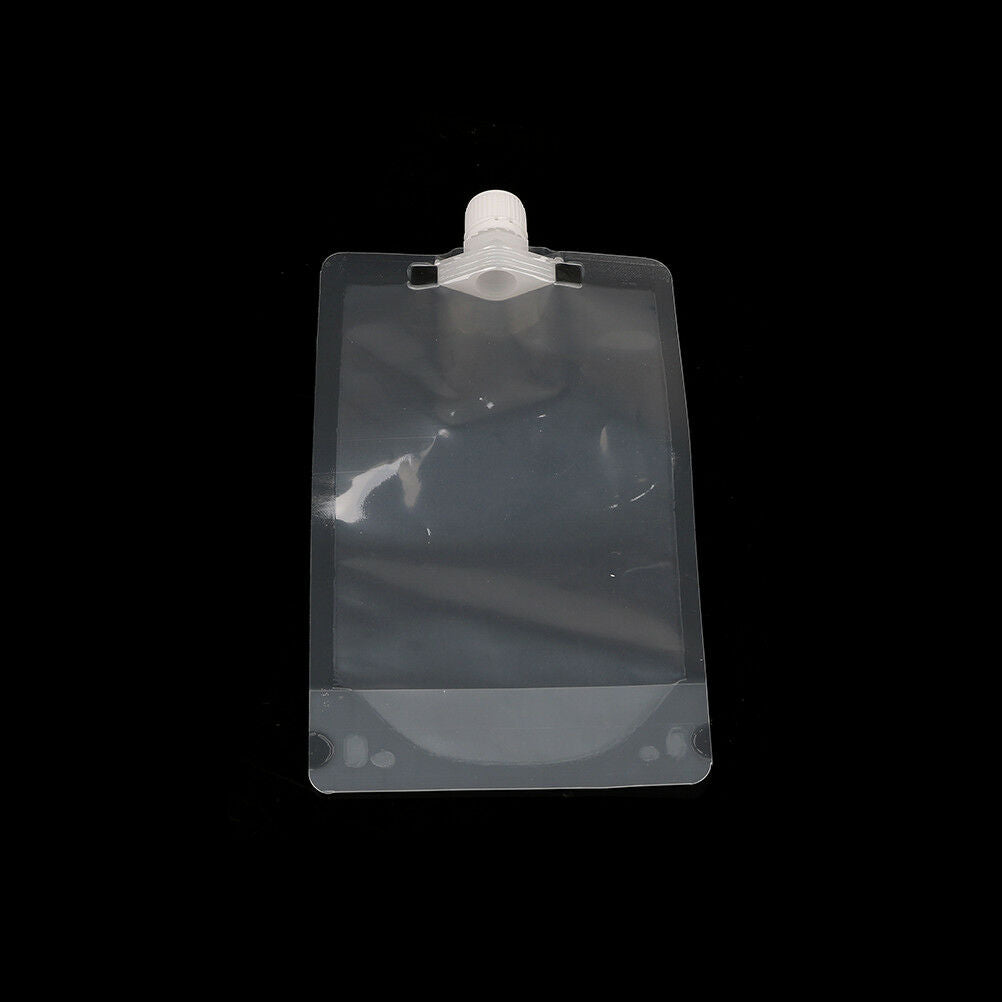 1PC 500ml clear spout stand up bag liquid juice flask pouch bags with ca.l8