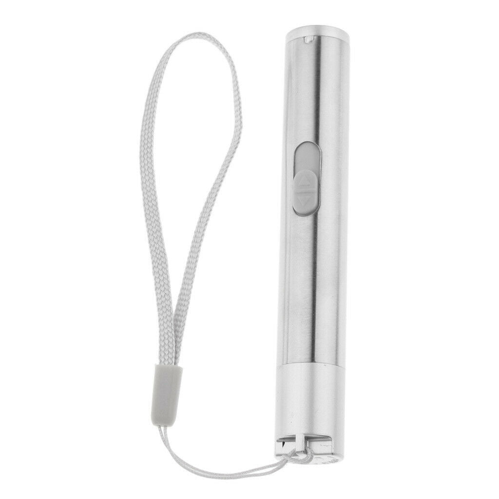 Electronic USB Rechargeable Lighter Multifunctional Led Flashlight Stainless