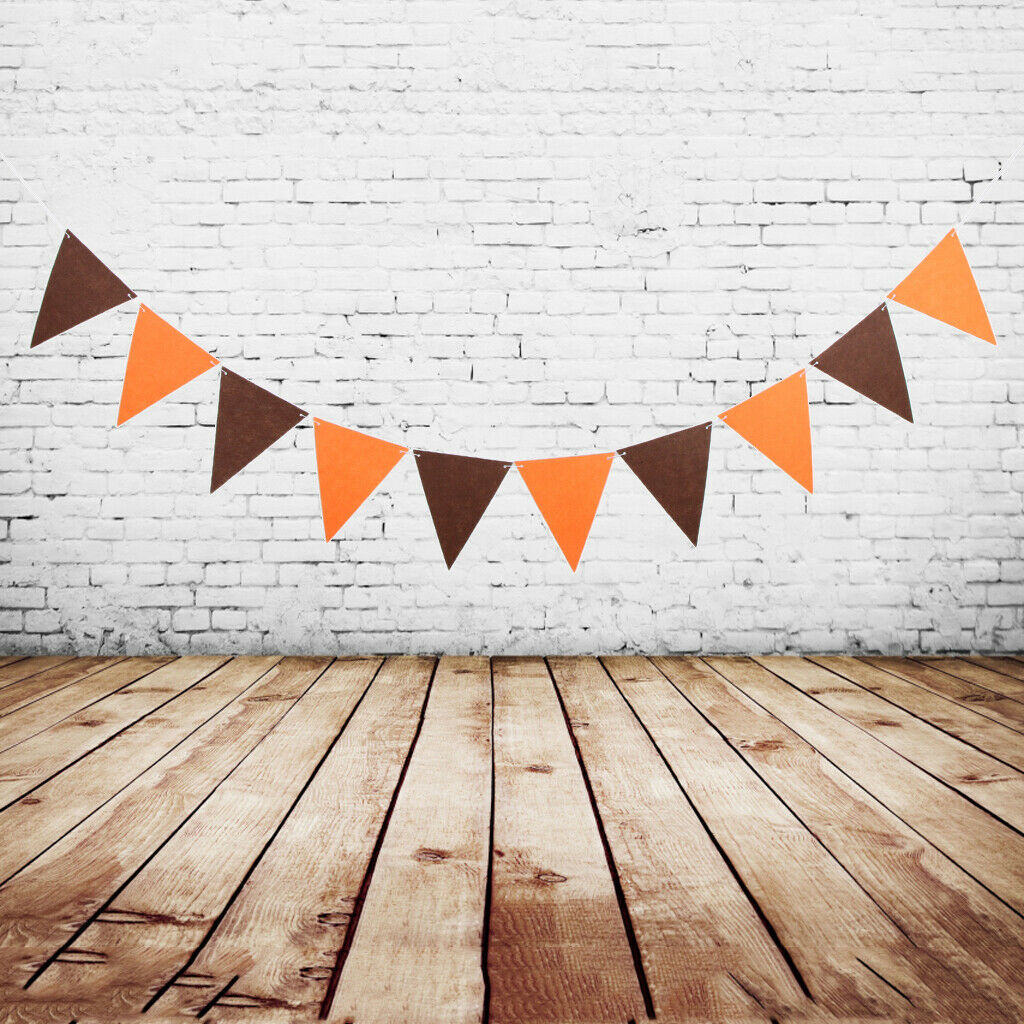 Simple Triangle Pennant Banner Bunting Wedding Birthday Party Hanging Decor