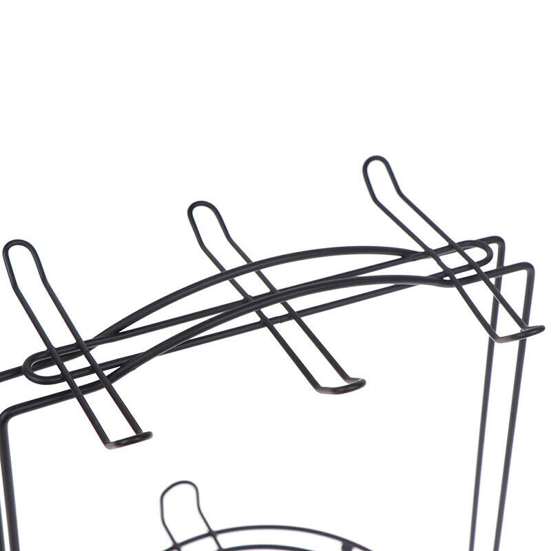 6-Cup Capacity Water Draining Coffee Cup Plate Holder Storage Rack OrganizerBDA