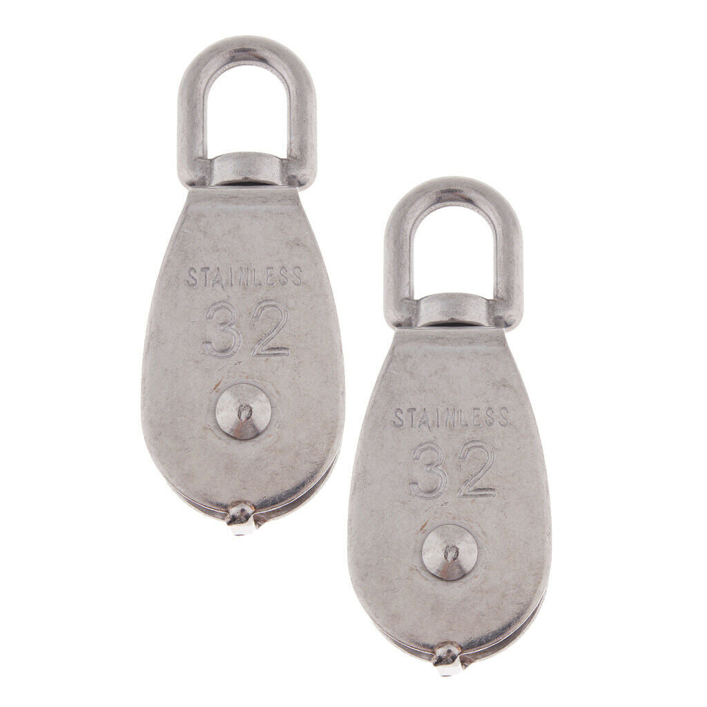 2 X Single Block And Tackle Crane Hook Block Block And Tackle Lifting Crane