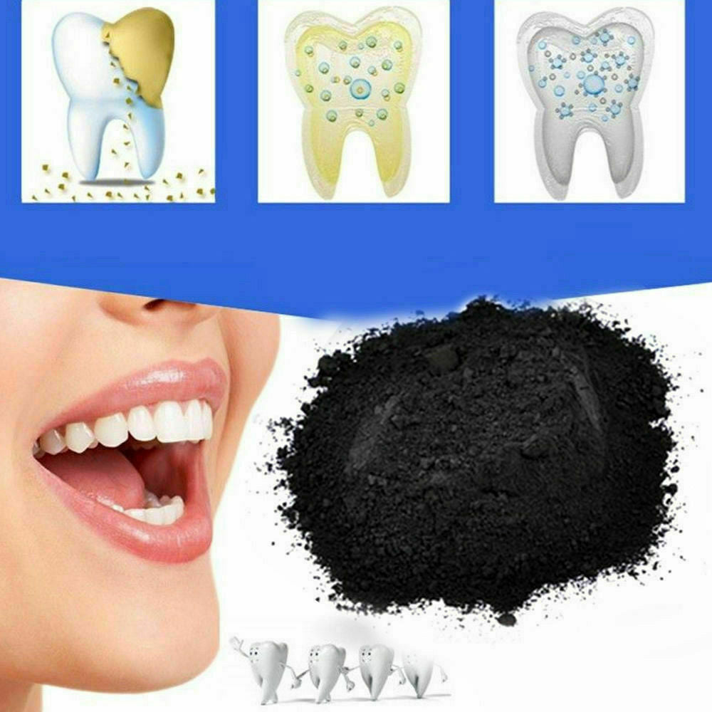 2021 Activated Charcoal Powder Natural Organic Black Teeth Whitening Toothpaste.