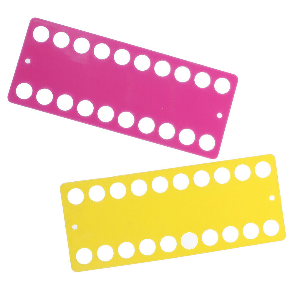 2pcs Plastic Cross Stitch Row Line Board Embroidery Thread Yarn Organiz.l8