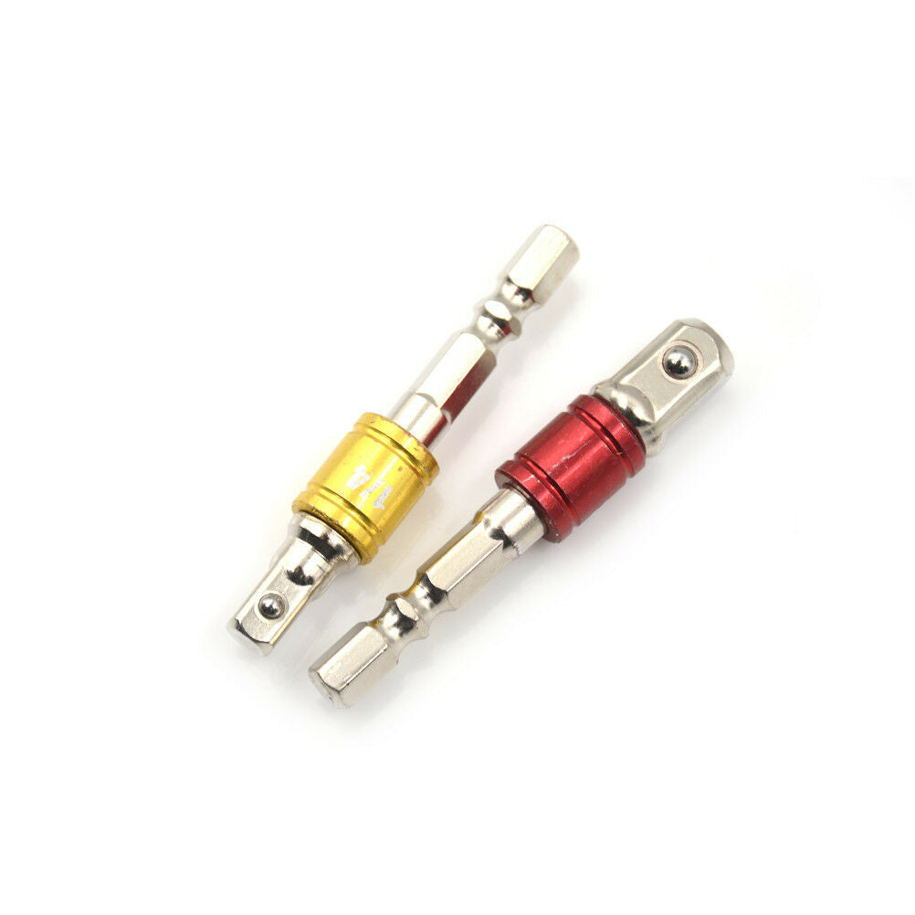 3Pcs Hex Square Nut Driver Drill Extension Bit Adapter Socket Wrench Adapter  SJ