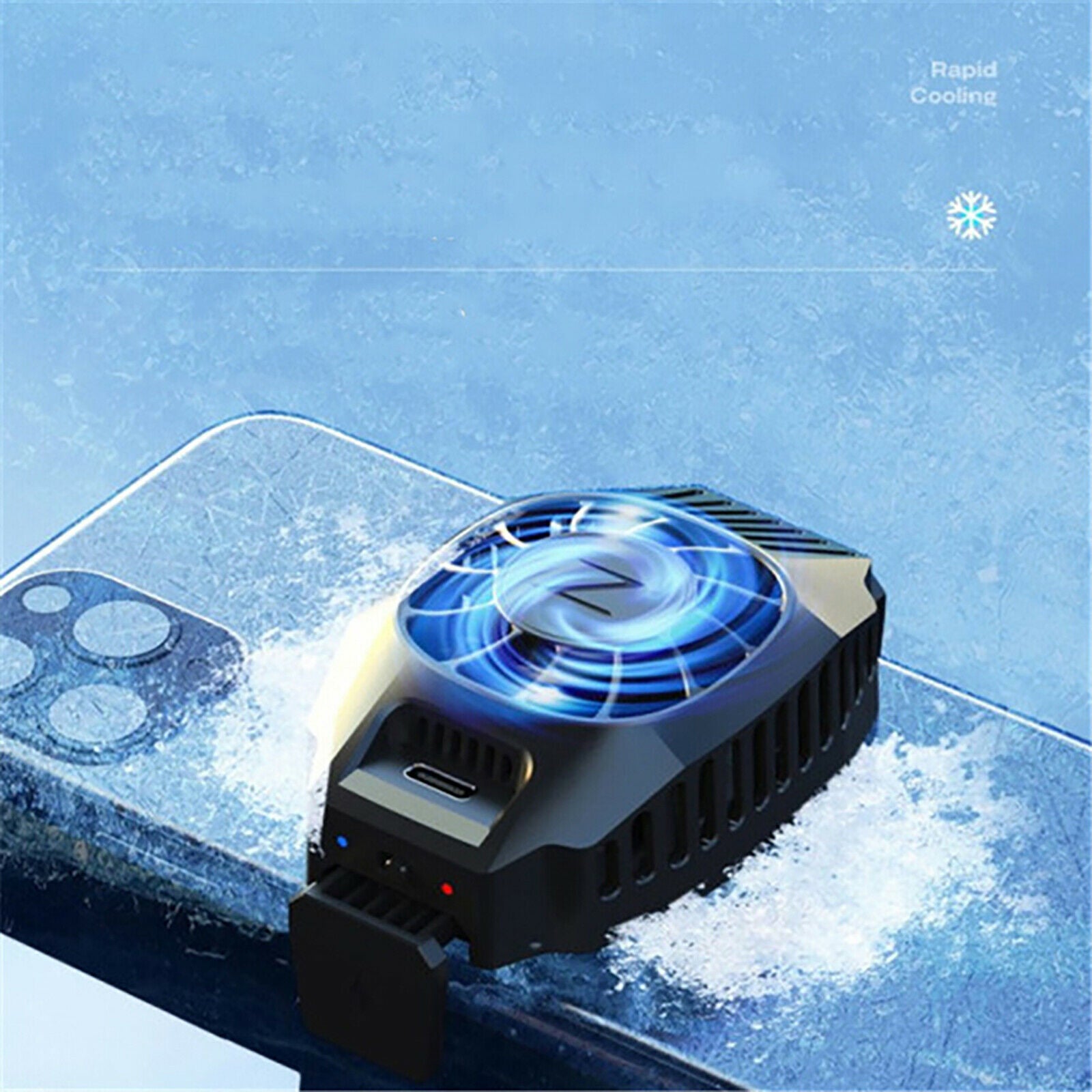 For Phone Games X9 Heat Sink 10W Wireless Charging Back Clip Radiator Cooling