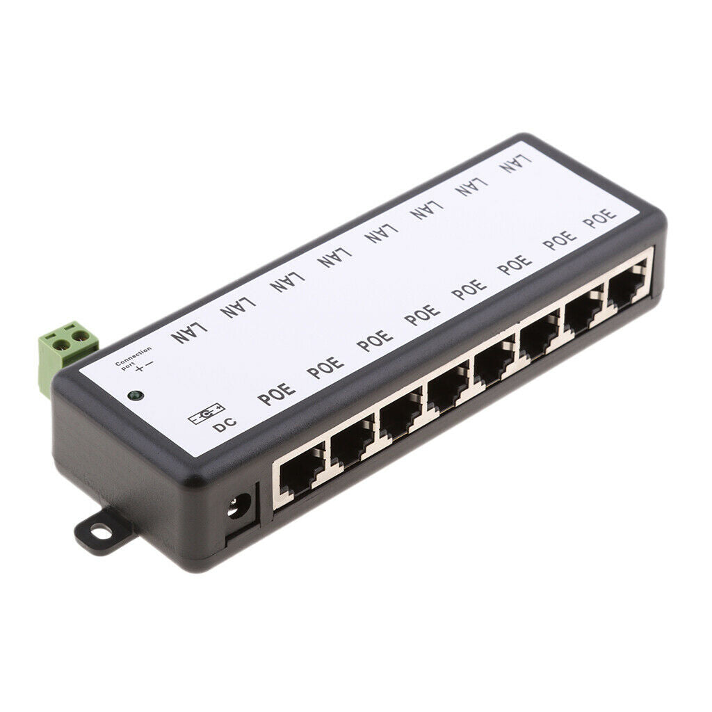 8-port PoE Ethernet Power Switch For The Transmission Of