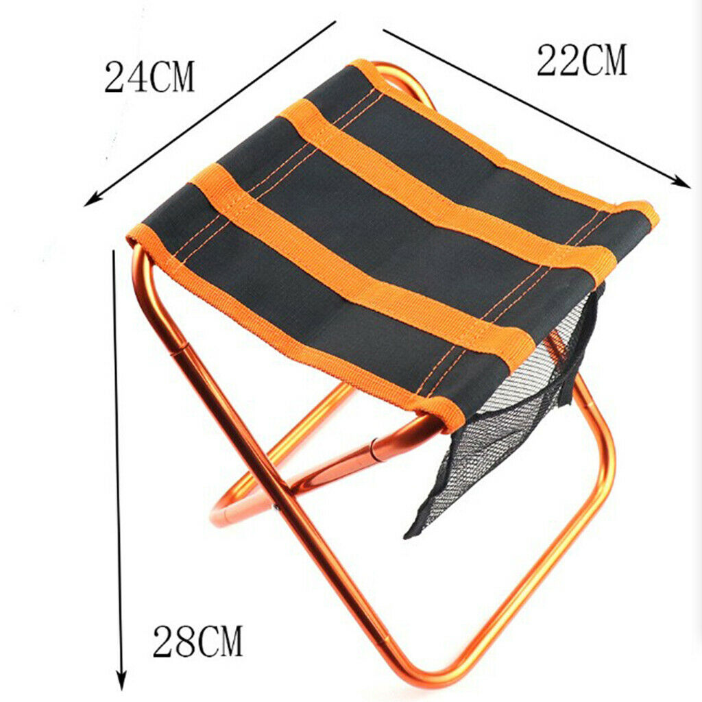 Portable Fishing Camping Garden Picnic Trip Foldable Aluminum Stools