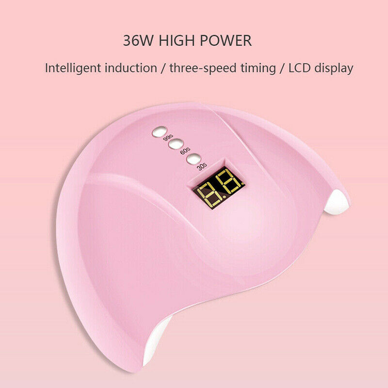 36W Nail Art USB Nail Lamp UV 12 led Light Nail Gel Dryer Curing Polish Mach,`BD