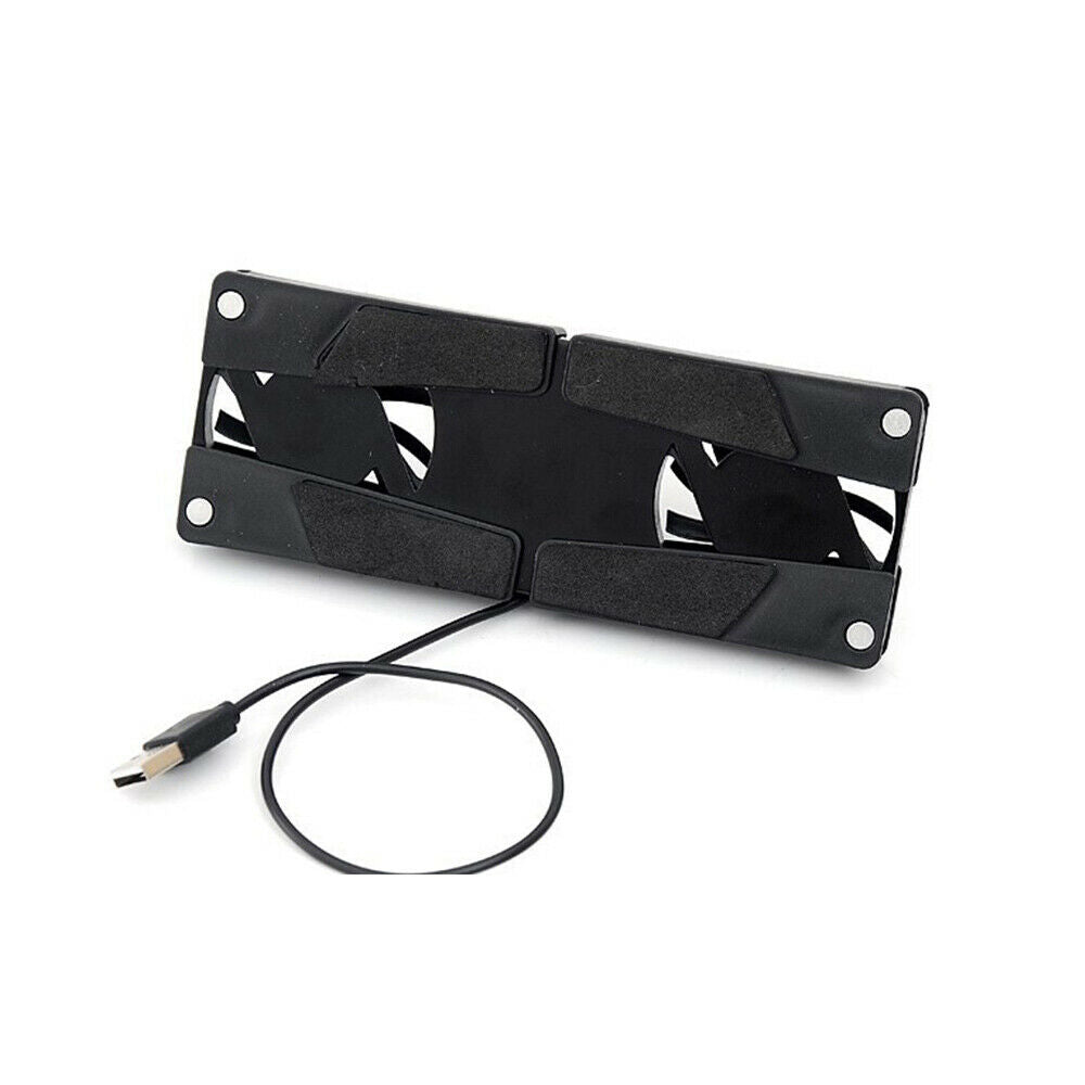 Foldable laptop cooling pad, With two Fans, Mini radiator, Portable radiator