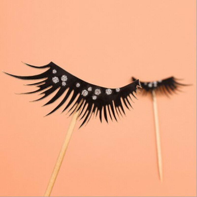 Perfume Lipstick Makeup Cake Toppers DIY Girl Cake Flags Party Baking Dec.l8