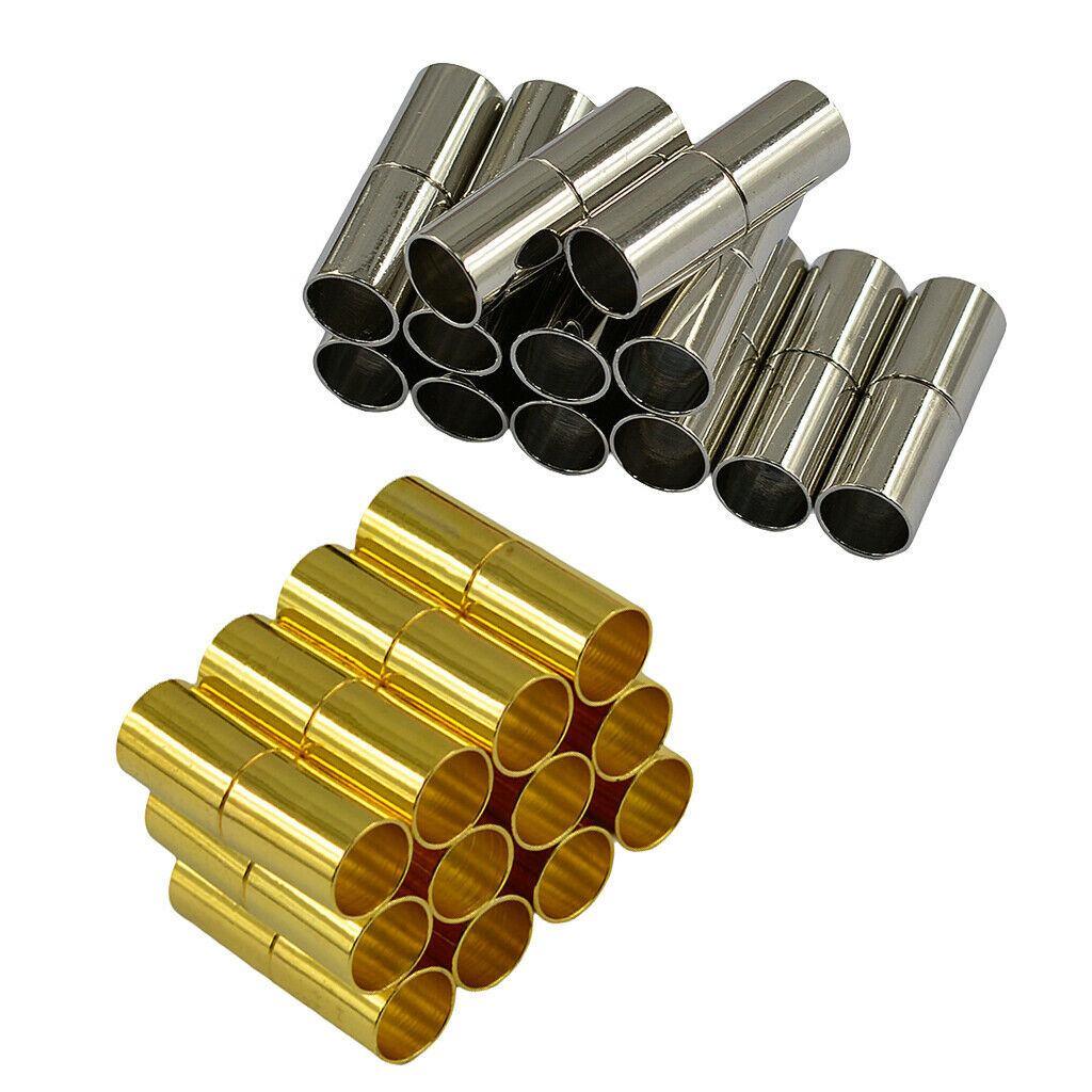 24 Sets 4mm Leather Cord End  / Magnetic Clasp Jewelry Making Findings