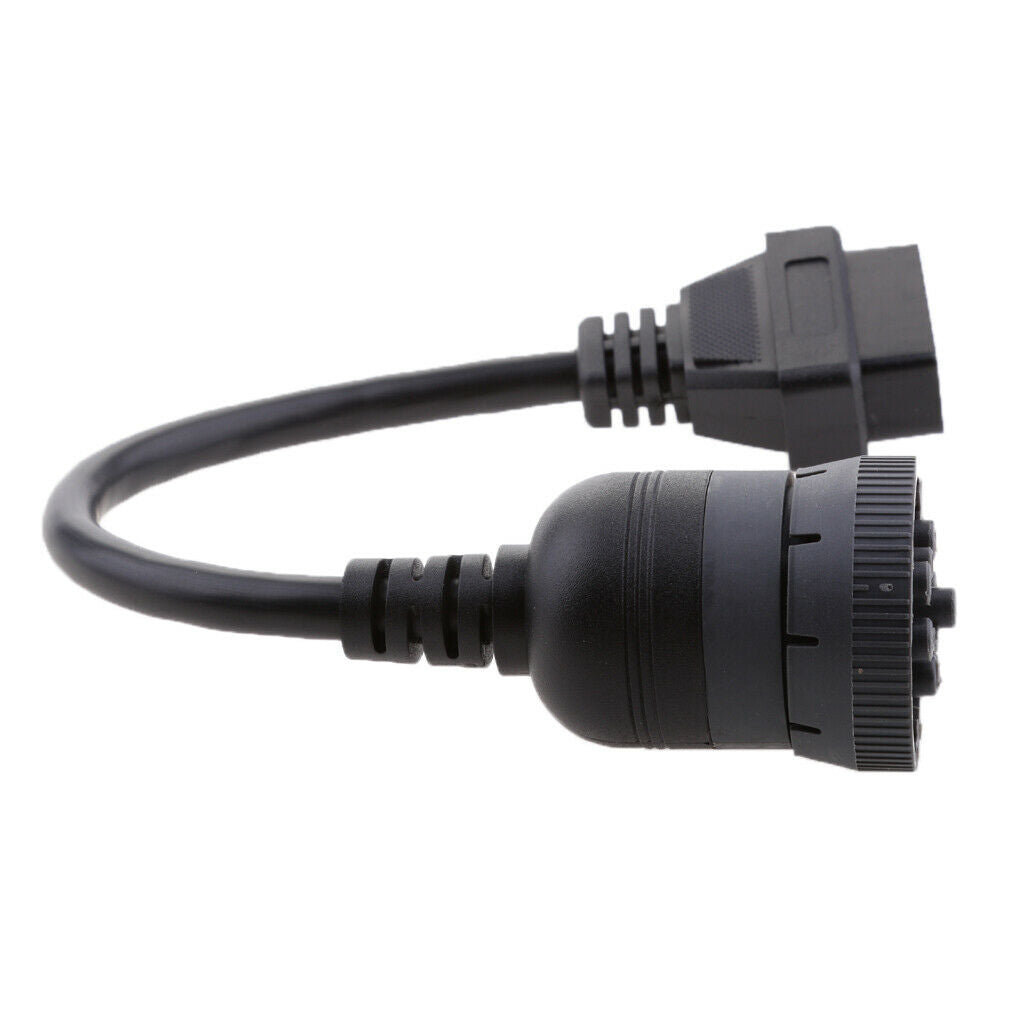 9 Pin J1939 to 16 Pin OBD2 Female Interface Diagnostic Cable Adapter 30cm/11.8