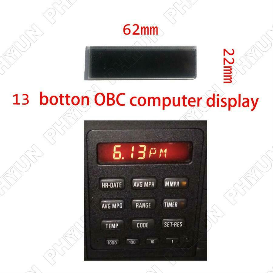 For BMW 325i 325e 325is 325ic 528e 535i OBC Screen LCD Display Repair 13 Button