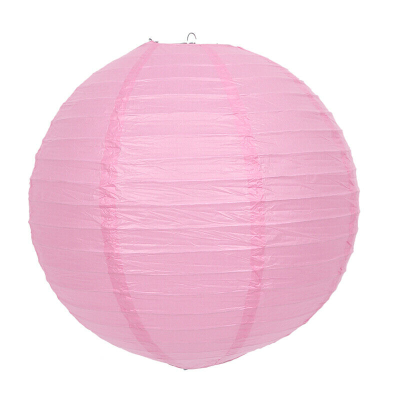 1 x Chinese Japanese Paper Lantern Lampshade for Party Wedding, 40cm(16") PinkM2