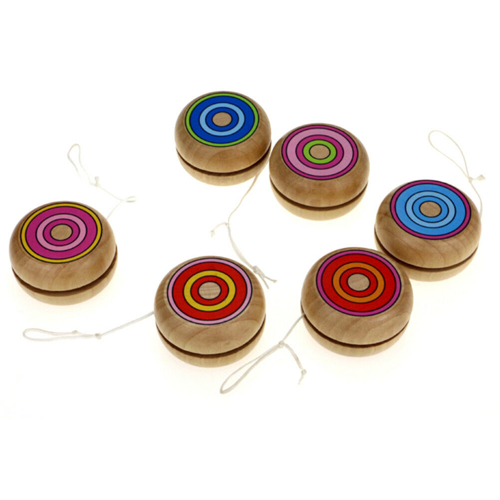 Wooden YOYO kids classic toys xmas gifts party favors kindergarte.l8