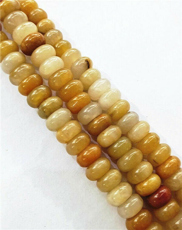 1 Strand 10x6mm Natural Yellow Aventurine Abacus Spacer Beads 15.5inch HH7826