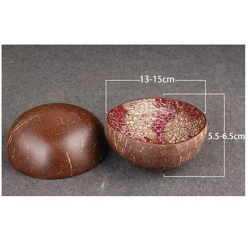 2PCS Coconut Bowls, Bowl Decoration, Candy & Key Storage Bowl Home DecoratioI2R6