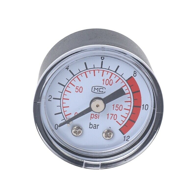 0-12BAR 0-170PSI 10mm Thread Gas Air Pump Pressure Gauge Compressor Manometer Z1