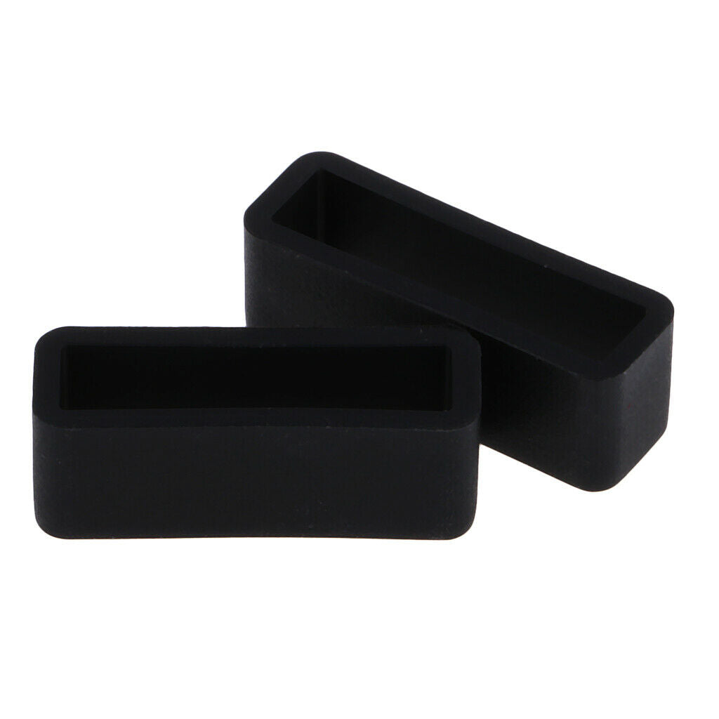 40 Pieces Silicone Watch Band Holder Keeper Locker Rings 18/20/22/24mm