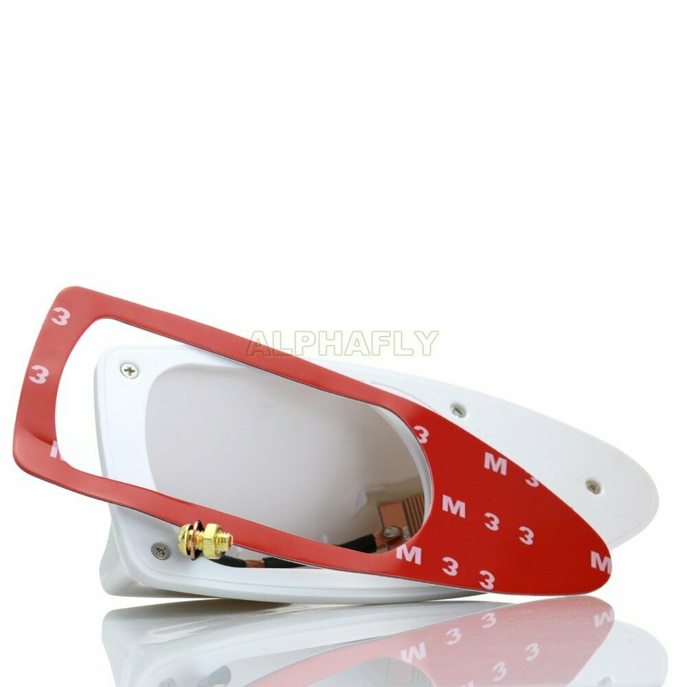 1Pc ABS Blue Shark Fin Antenna AM/FM Signal Roof Aerial Universal for Car SUV