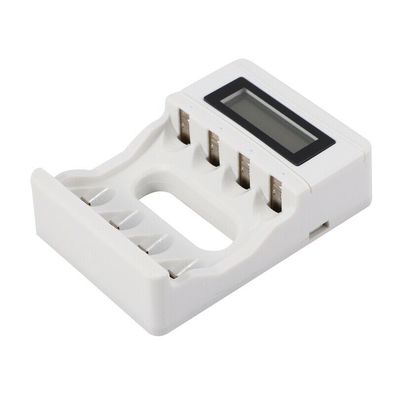 4 Slots Lcd Screen Usb Battery Charger For Rechargeable Aa/Aaa/Ni-Cd/Ni-Mh T2U1