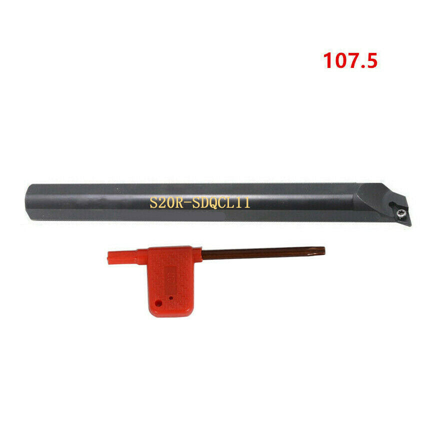 107.5° S20R-SDQCL11 Left hand CNC Lathe Internal Turning Tool Holder For DCMT11