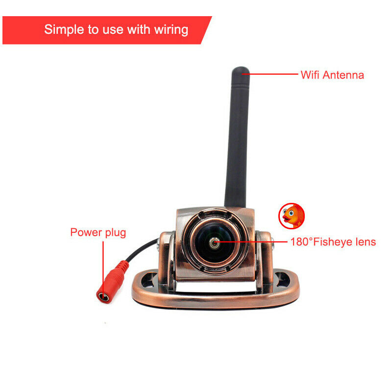 9V-36V 180Â° Wifi Double Head Rear View Backup Camera For Truck Van RV