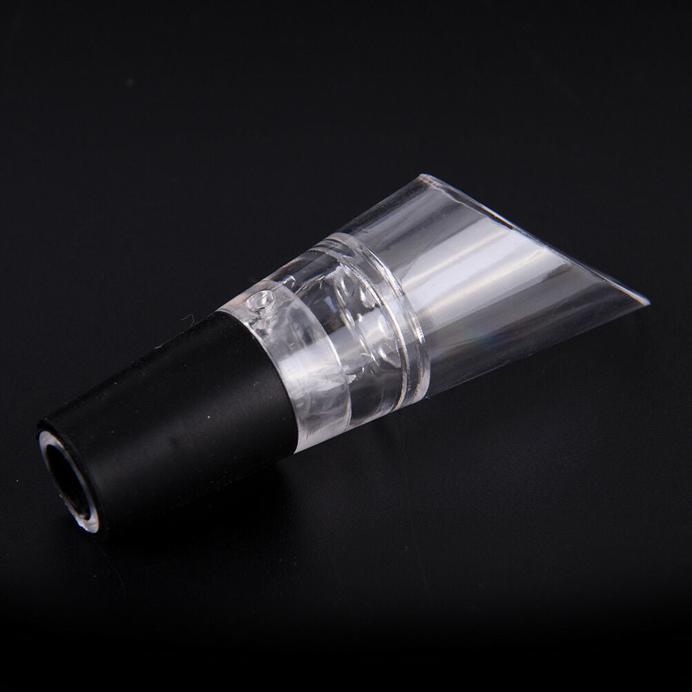 1pc Wine Aerator Pour Spout Acrylic Decanter Pourer Aerating Bottle Stopp.l8