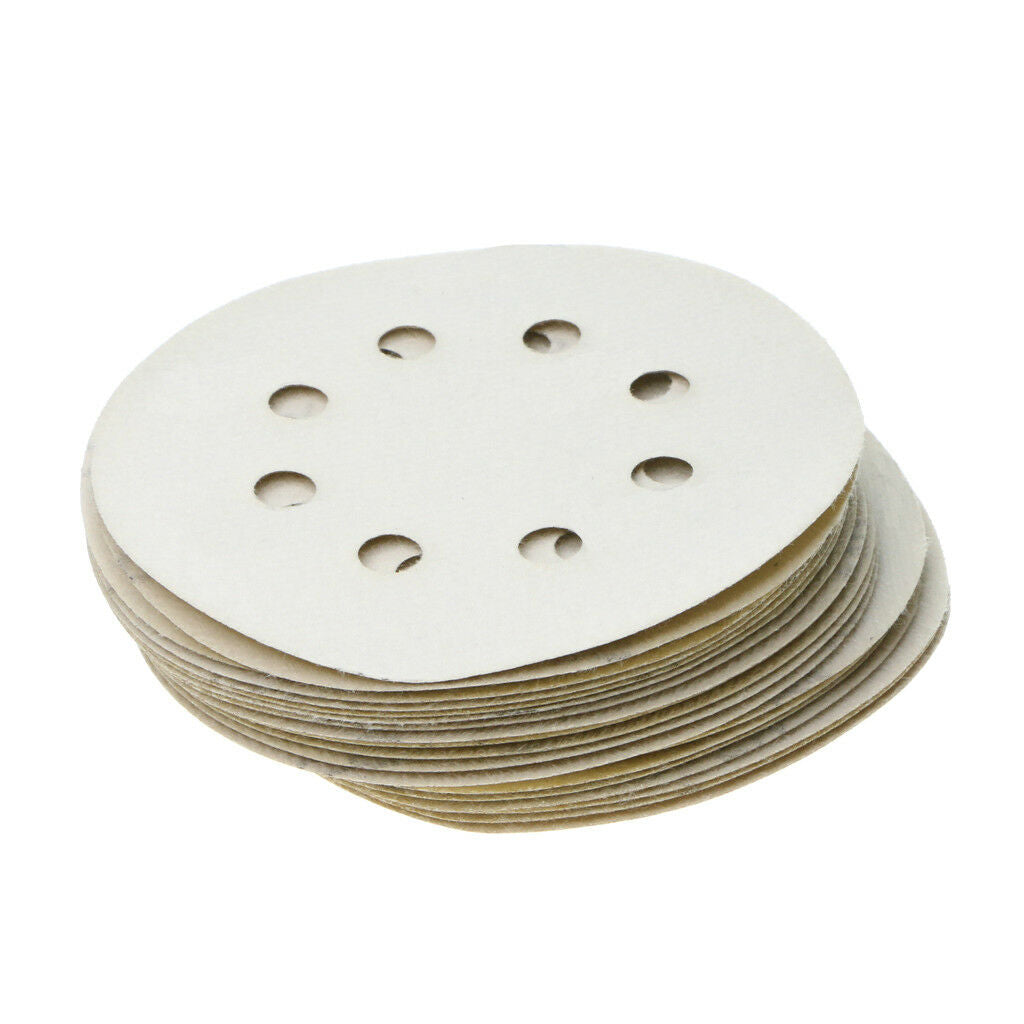 40x  Sanding Disc Sandpaper 5inch 8 holes Sandpaper Sheets