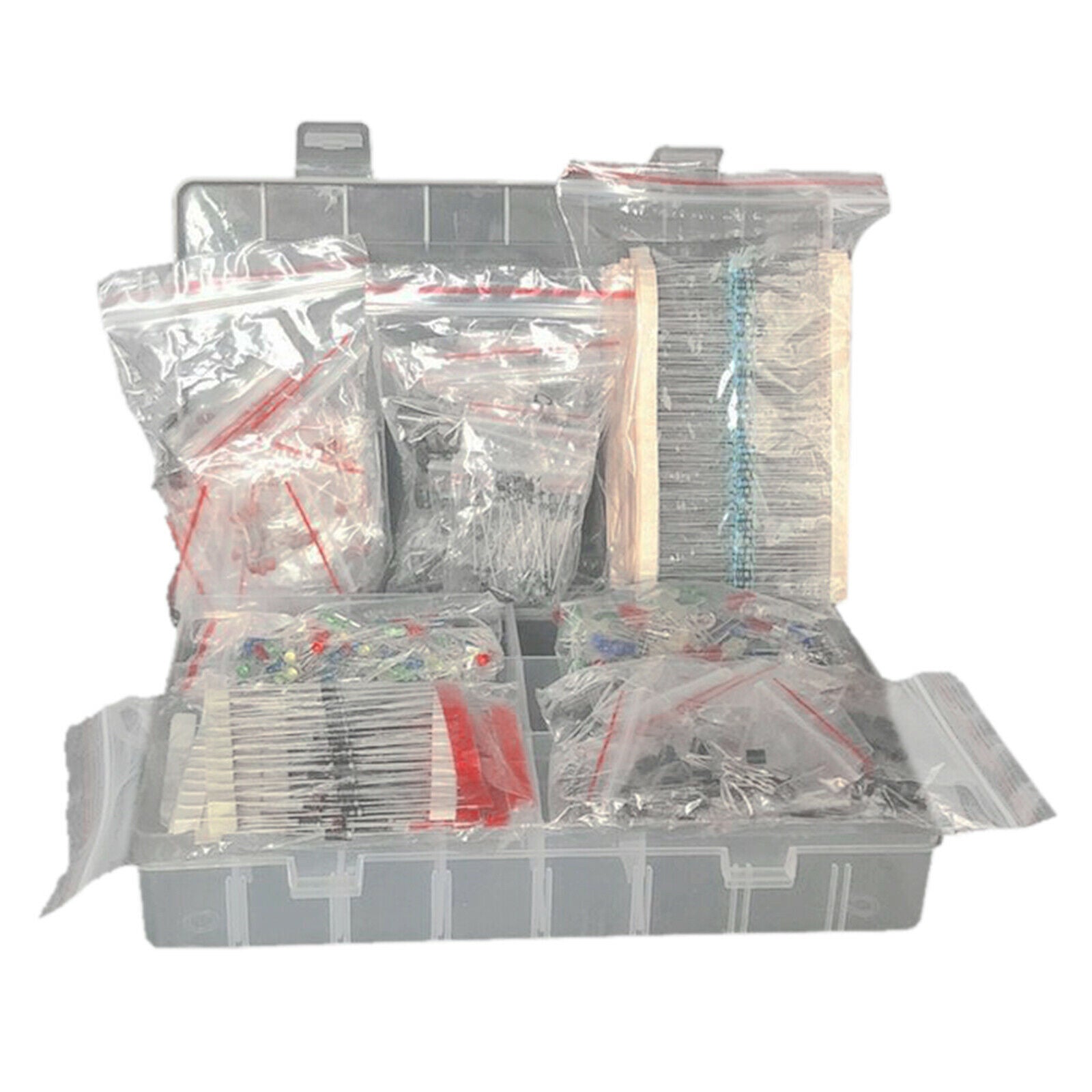 Metal Film Resistor Assortment kit LED Capacitor Transistor Pack DIY Components