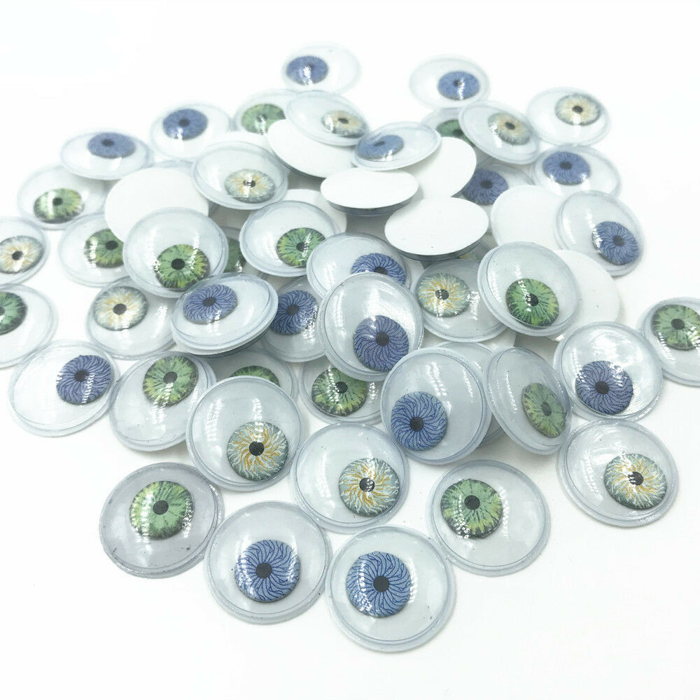 100pcs 18mm Joggle Movable Mixed Eye Kid Handicrafts DIY Scrapbooking