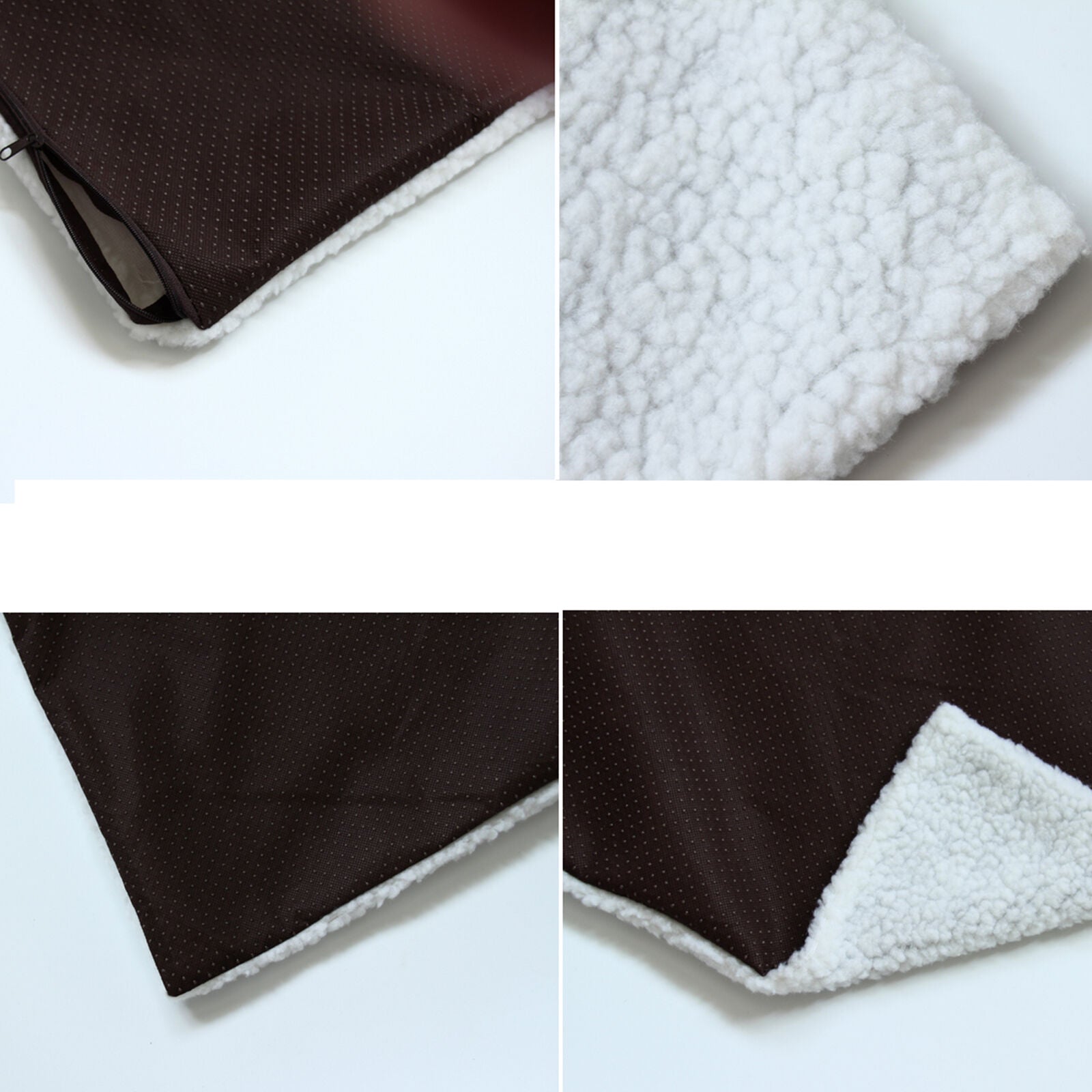 Pet Dog Cat Soft Warm Fleece Self Heating Cushion Bed Rug Mattress Thermal Pad