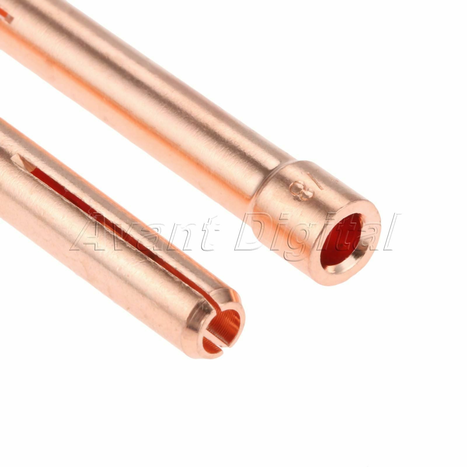 10Pcs Replace Kit 1/8" 10N25 3.2mm Collet Tips For WP17 18 26 TIG Welding Torch