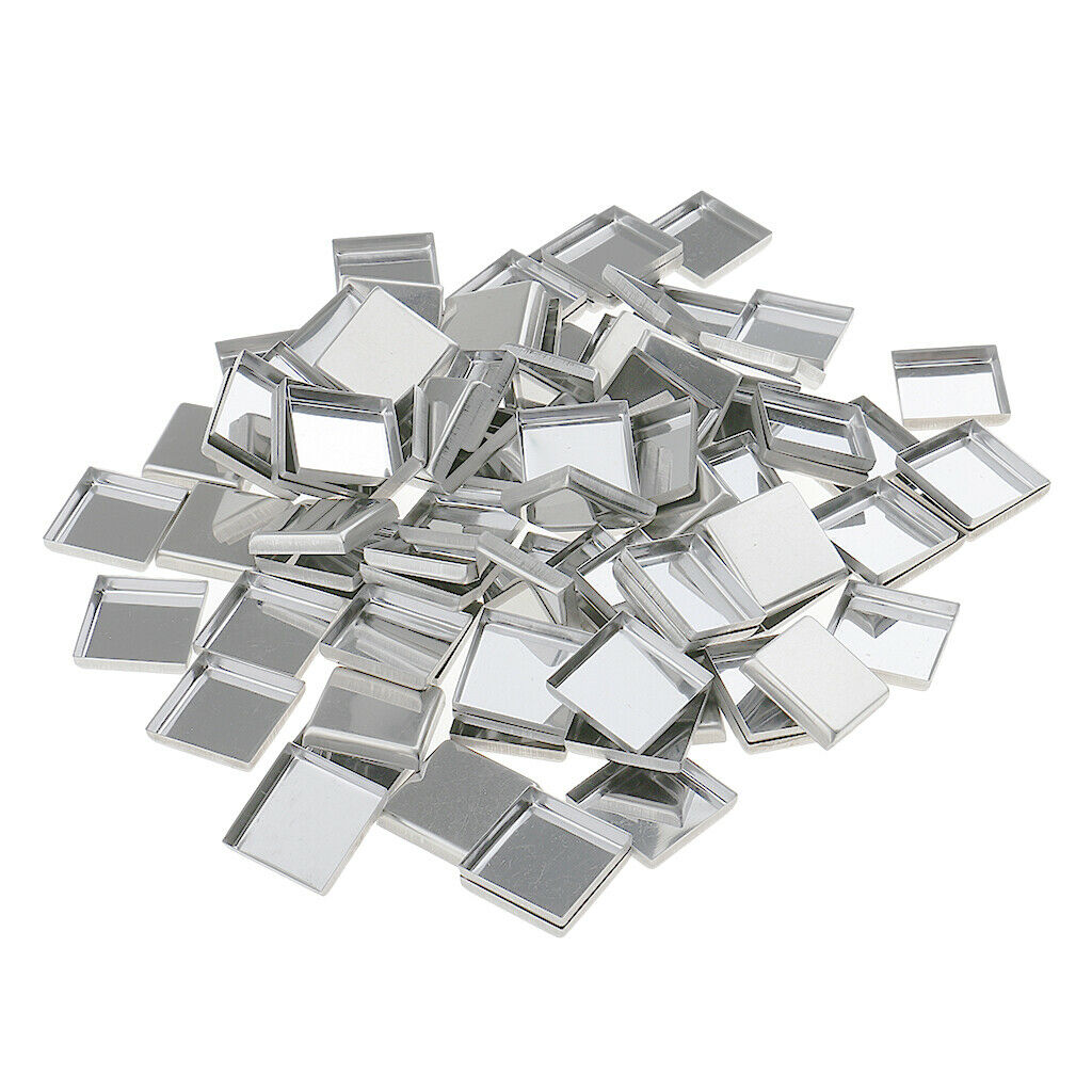 200 Packs Empty Round Square Metal Pans for Eyeshadow Palette Magnetic Cosmetics