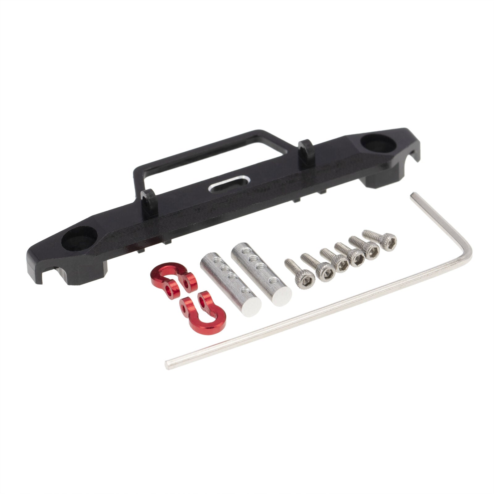1Kit for Racing Aluminum Link Set 133mm Wheelbase Axial SCX24 SXTF133A01 Black