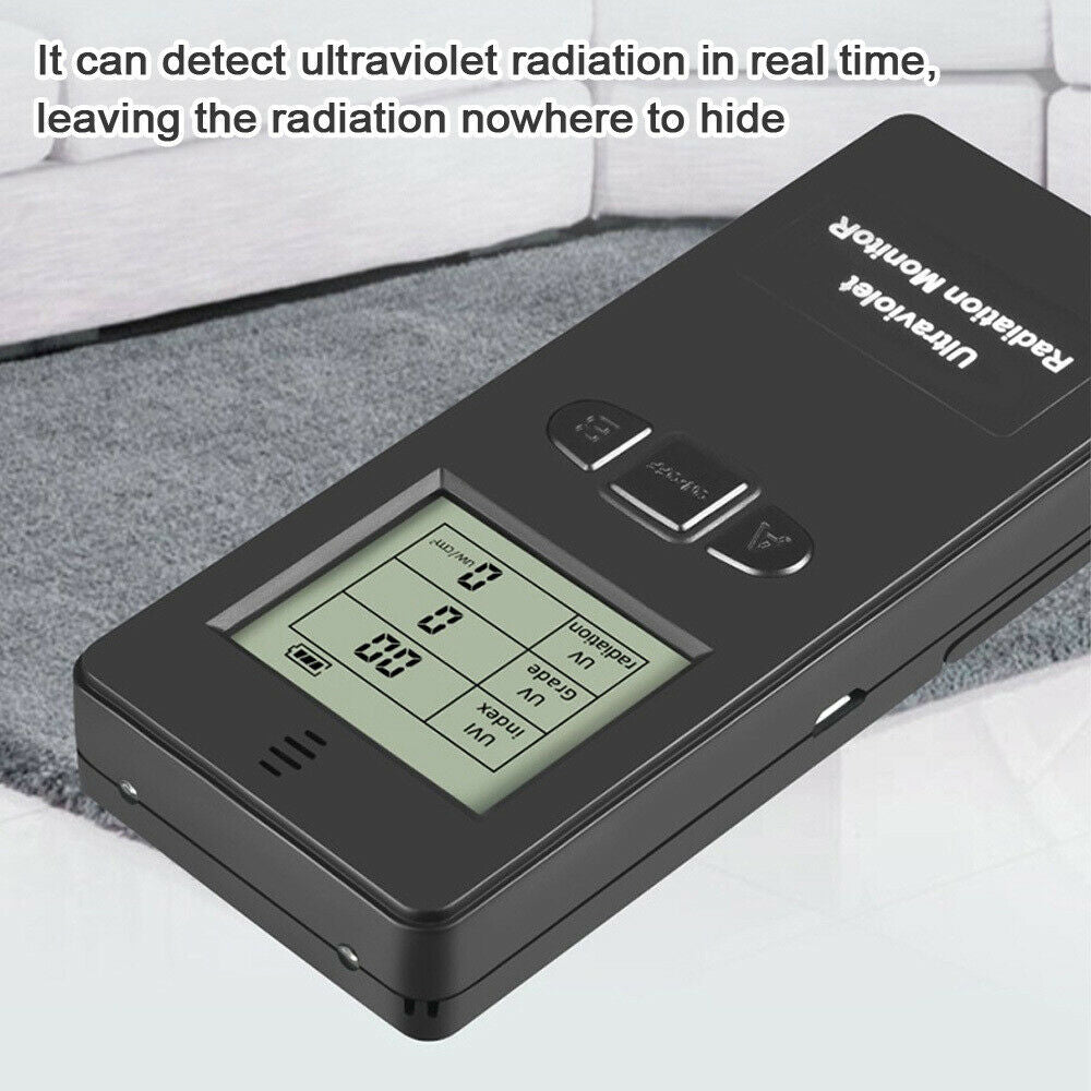 KF-90 Digital Ultraviolet Radiation Detector UV UVI EMF Meter Illumination Test