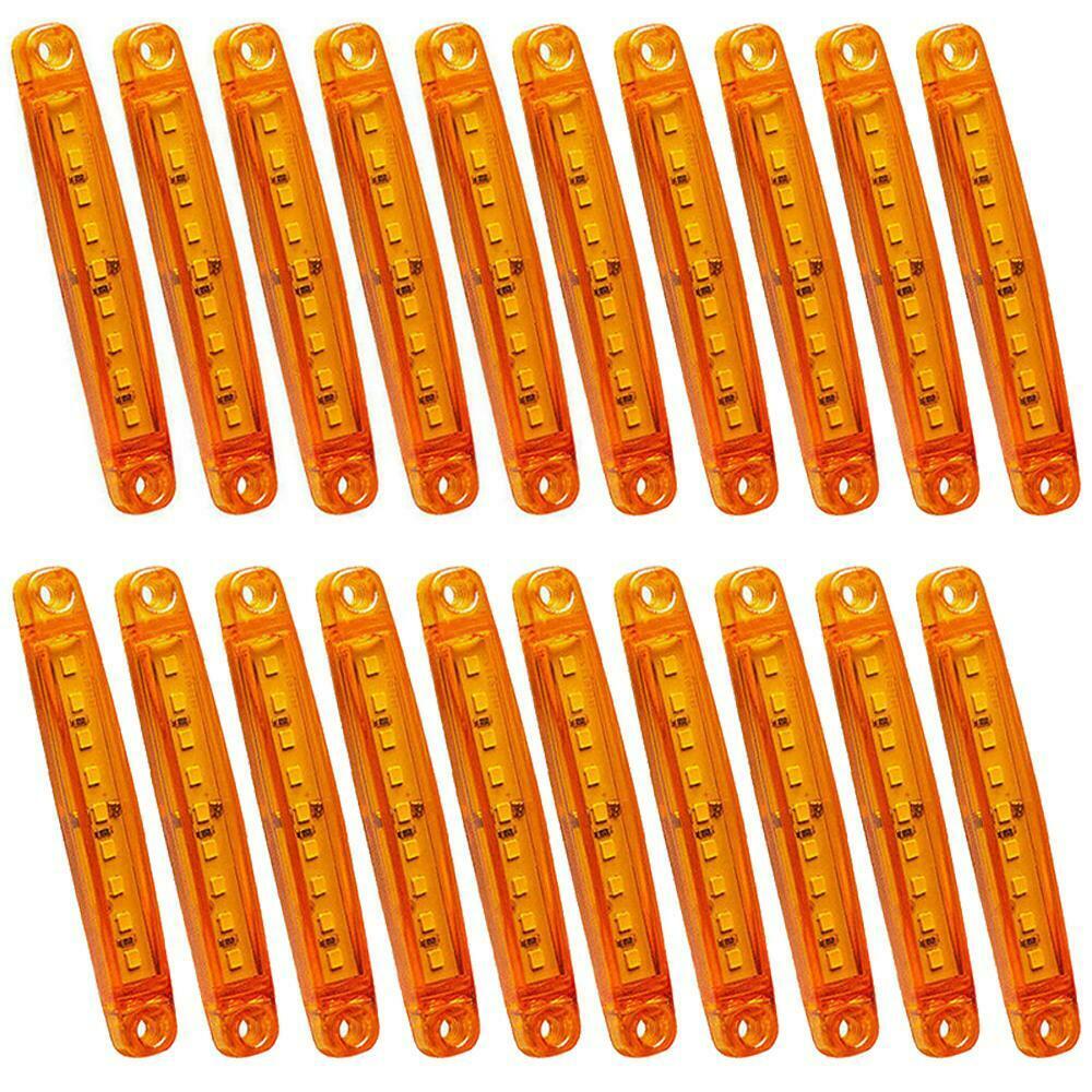 20Pcs 9 SMD LED Truck lights Universal Car Truck Bus Marker Light Waterproof