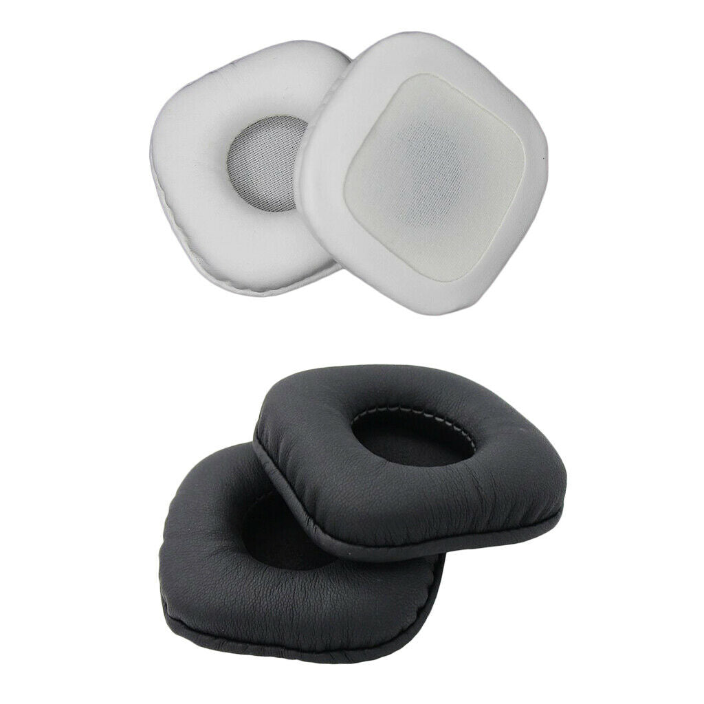4pcs PU Leather Foam Ear Pads Headphone Replacement Part Ear Pads (L + R) for