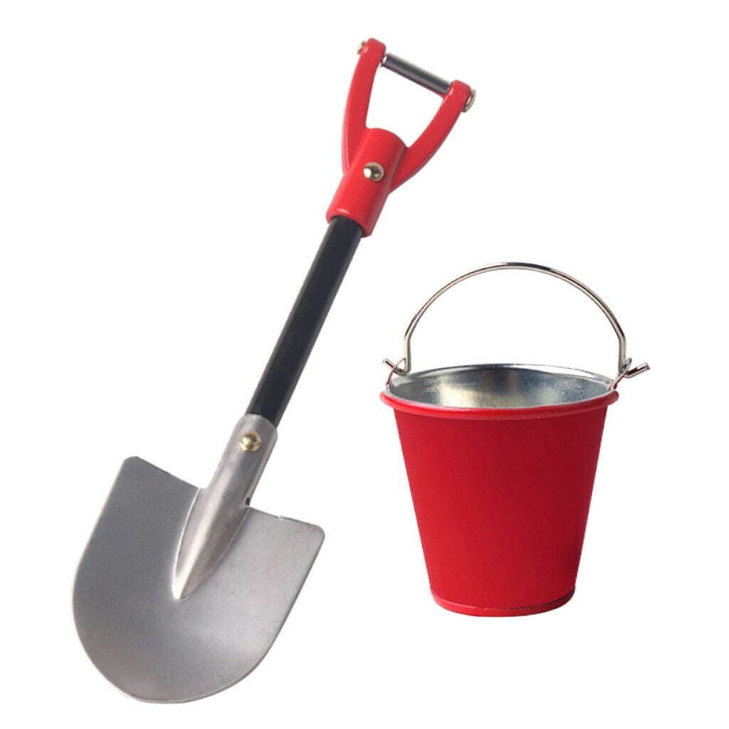 3PCS 1/10 RC Bucket Shovel Hammer for CC01 SCX10 D90 RC Rock Crawler Parts