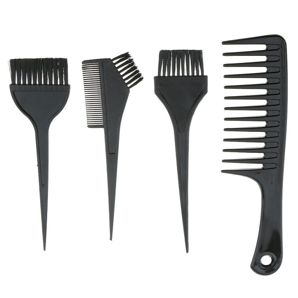 8x Salon Barber Hair Dyeing Brushes Detangling Comb Bowl Styling Tools Kit