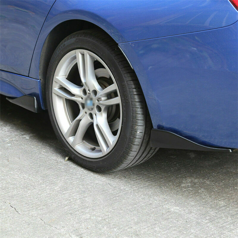 Universal Car Bumper Spoiler Rear Lip Side Skirt Rocker Wings 35cm  /13.78" ABS