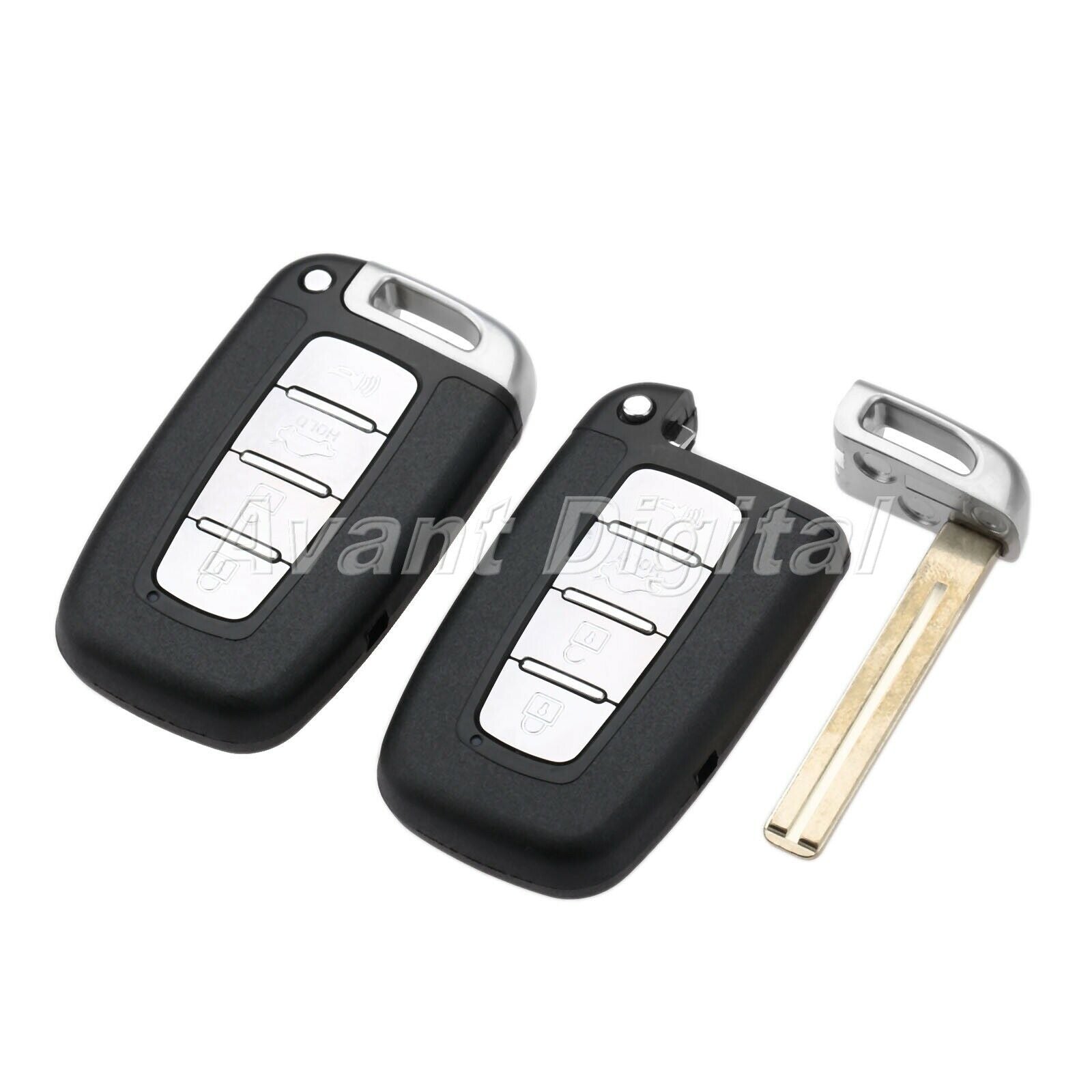 2Pcs Remote Key Fob 4 BTN 433MHz Fit For 2011 12 13 14 HYUNDAI TUCSON SY5HMFNA04