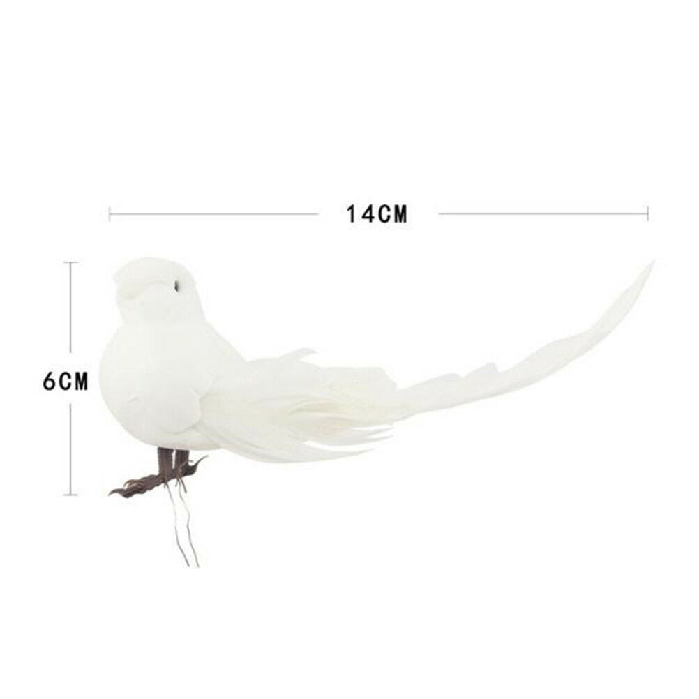 White home decoration diy craft artificial foam birds wedding wreath decorsDEAU